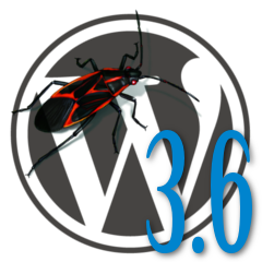 WordPress 3.6 Bug