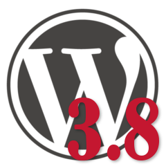 WordPress 3.8 Parker